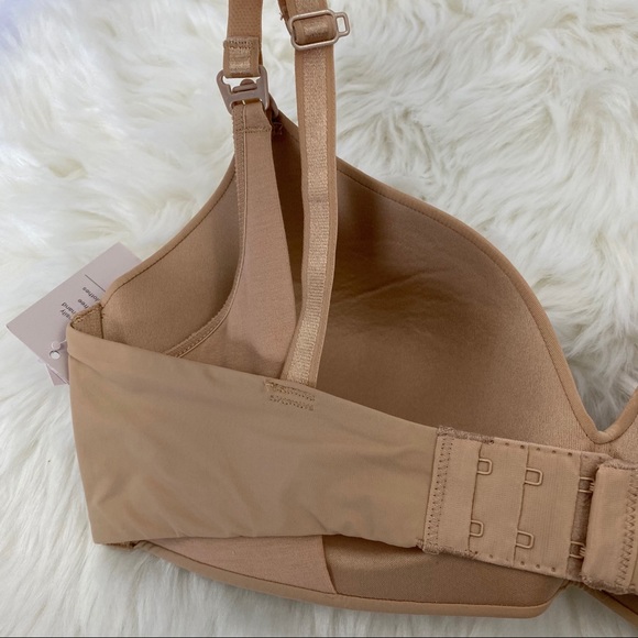 Auden Nude Molded Cup Wirefree Nursing Bra 34D - Picture 4 of 11